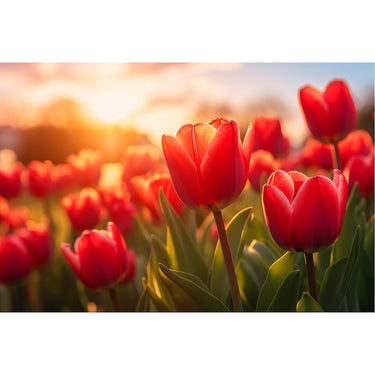 Red Tulip canvas